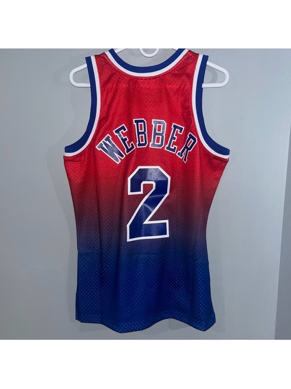 Chris Webber Mitchell & Ness 1994-95 Throwback Washington Bullets NBA Jersey NWT